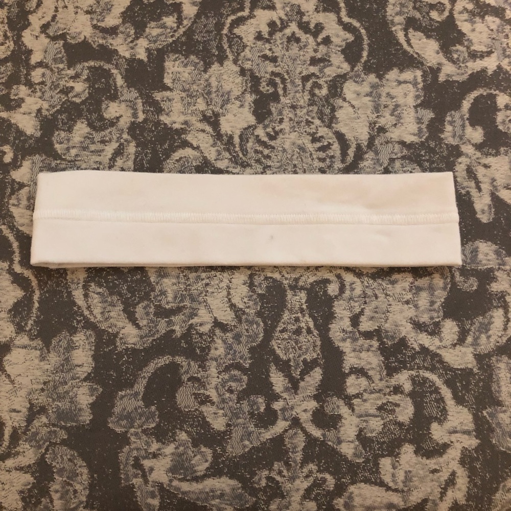 White Lululemon headband